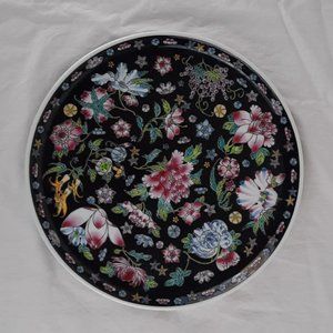 Jingdezhen Round Decorator Serving Plate Platter -10" across